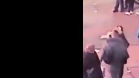 El momento fue captado por cámaras.