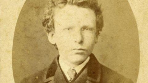 This handout made available by the Van Gogh Museum, Amsterdam, on Thursday Nov. 29, 2018, shows an image of 15 year old Theo van Gogh, originally thought to be of his brother Vincent van Gogh. One of only two known photos of Vincent van Gogh turns out to most likely be an image of his brother, Theo, the Van Gogh Museum announced Thursday. (Van Gogh Museum via AP)