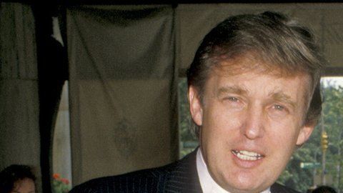 Donald y Fred Trump en 1988.