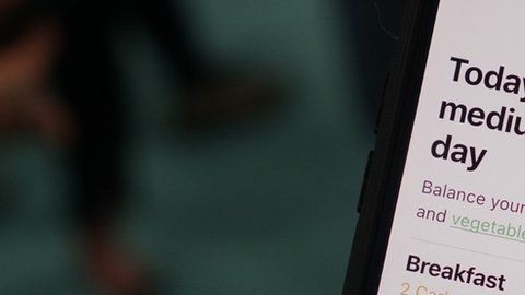 Lumen da consejos sobre lo que el usuario debe comer en un día.