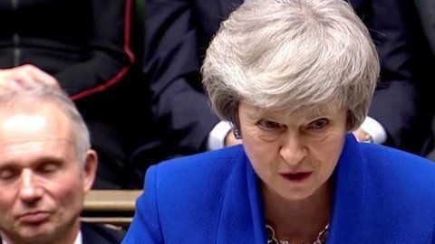 La primera ministra británica, Theresa May.