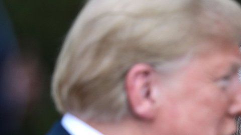 Donald Trump y Theresa May.