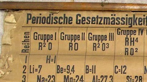 La tabla en alemán data de 1885, según expertos.