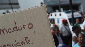 Protestas contra Nicolás Maduro.