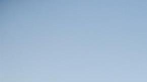 Amanecer de este miércoles en el lago Michigan en Chicago, Illinois.