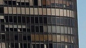 El río Chicago congelado, en Chicago.