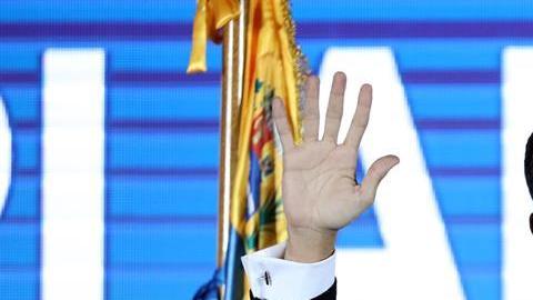 Juan Guaidó, presidente interino de Venezuela.