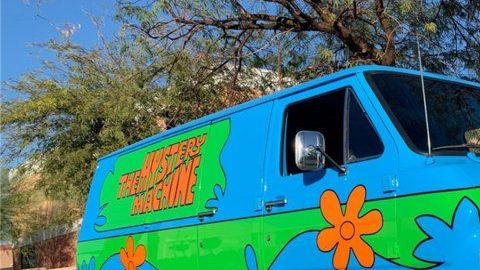 Replica de la Máquina del Misterio de la Pelicula de Scooby-Doo