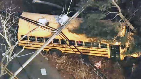 Accidente de transporte escolar