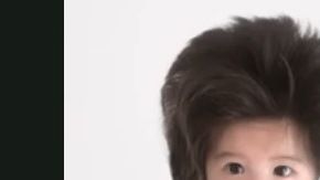 Chanco nació con una abundante cabellera negra