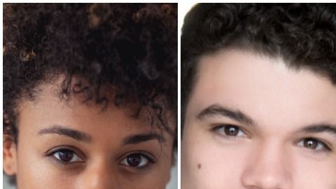 De izq. a dcha: Ariana DeBose, Josh Andrés Rivera, Rita Moreno, Rachel Zegler y David Álvarez.