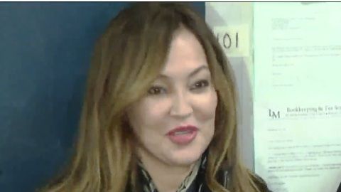 Aiya Tulemaganbetova y Richard Taverna