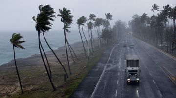 Una vista de Santo Domingo en temporada de huracanes.