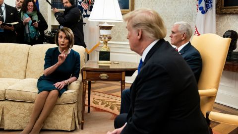 Nancy Pelosi ha sabido mantener a raya al presidente Trump.