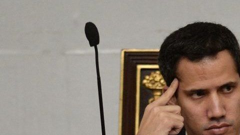 El presidente de la Asamblea Nacional de Venezuela, Juan Guaido.