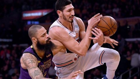 Enes Kanter, jugador turco de los New York Knicks.