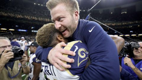 Sean McVay, el entrenador en jefe más joven en llegar a un Super Bowl.