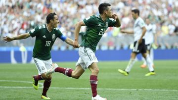 Hirving Lozano fue el autor del gol del triunfo de México sobre Alemania en el Mundial de Rusia 2018