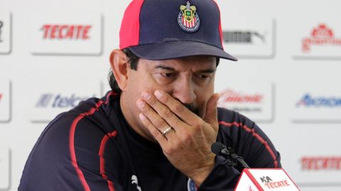 El técnico de Chivas José Saturnino Cardozo.