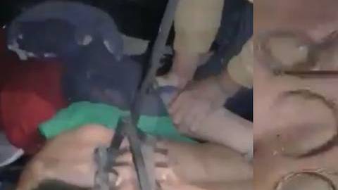 Los habitantes quisieron darle una dura lección al sujeto.