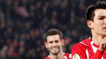 Antes del golpe en la cabeza, Hirving Lozano había marcado dos goles