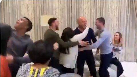Mariano Rivera celebró con su familia el ingreso al Salón de la Fama