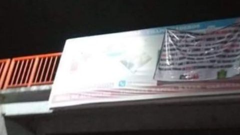 Los narcomensajes tienen las iniciales del  cartel Jalisco Nueva Generación.