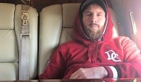 Lionel Messi fue a Italia en viaje relámpago.