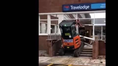 El incidente se reportó en  Liverpool, Inglaterra.