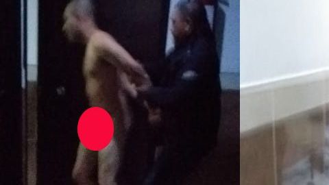 Una escena grotesca.