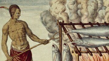 ¿Sabías que la "barbacoa" taína pasó al español y después a otros idiomas, para regresar al español con un significado diferente?