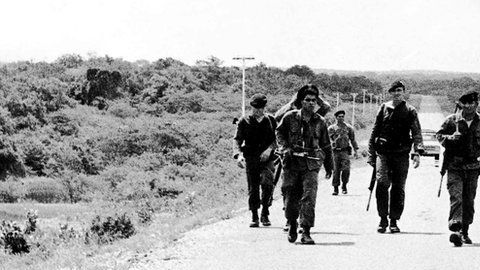 El ejército venezolano se desplegó en la zona al recibir la alerta.