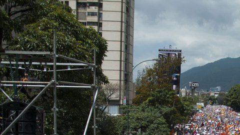Protestas en Venezuela.
