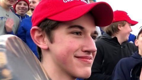 Muchos interpretaron la sonrisa de Nicholas Sandmann como una burla contra Nathan Phillips.