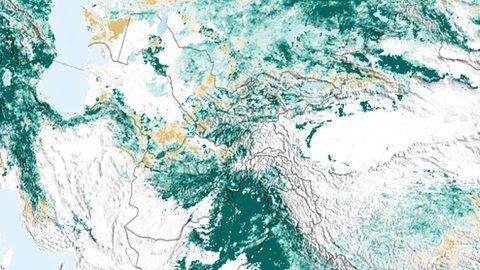 Las imágenes de la NASA muestran que hoy el planeta es más verde.