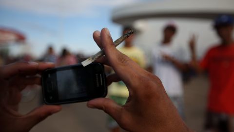 UNOS CUATRO MIL MANIFESTANTES PIDEN LA LEGALIZACIÓN DE LA MARIHUANA EN BRASIL