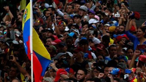 Manifestaciones en Caracas.