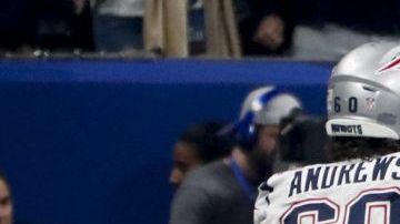 Jugadores de los New England Patriots celebrando el título del Super Bowl LIII.