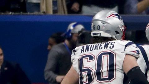 Jugadores de los New England Patriots celebrando el título del Super Bowl LIII.
