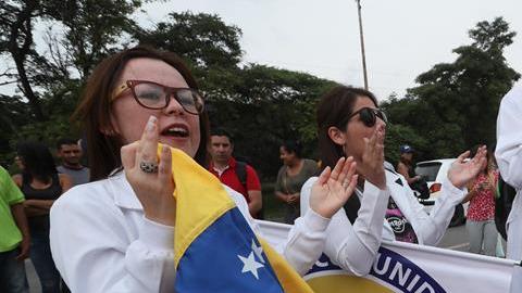 Médicos venezolanos.