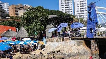 El fenómeno causó sorpresa entre los turistas.