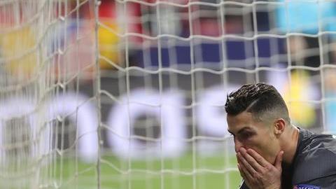 Cristiano Ronaldo no pudo marcar en la ida de los octavos de final