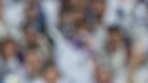 El delantero argentino del FC Barcelona Lionel Messi ante el Real Madrid.