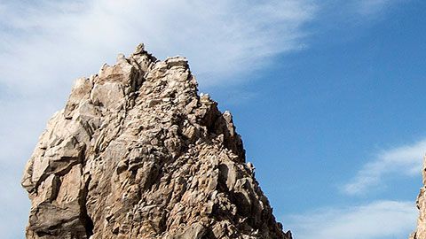 Este monumento de la naturaleza podría derrumbarse en un futuro cercano.