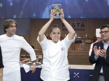 La chef fue la ganadora de la Séptima Edición del  Barilla Pasta World Championship./Cortesía