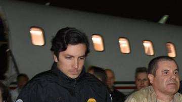 "El Chapo" a su llegada a Nueva York tras ser extraditado.