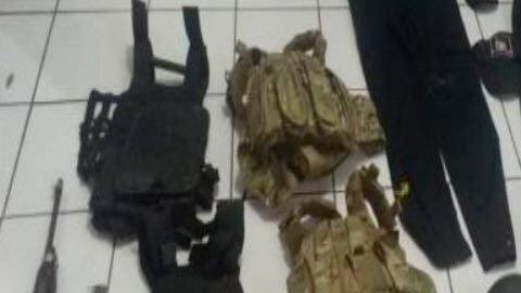 Parte de lo confiscado en el operativo contra el CJNG.
