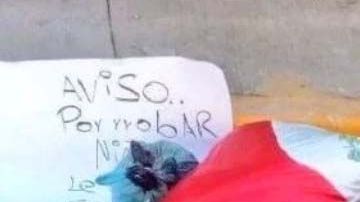 Una de las fotos del decapitado que circula en redes.