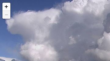 Espectaculares formaciones de nubes con granizo y nieve cayendo. en Mt Wilson.