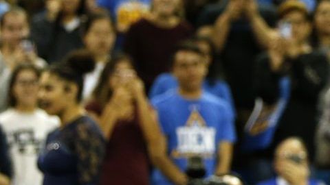 La gimnasta de UCLA Katelyn Ohashi volvió a conseguir un 10 perfecto.